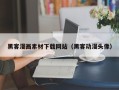自贡黑客漫画素材下载网站（黑客动漫头像）